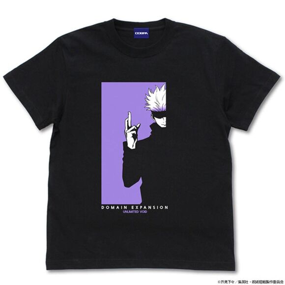 Jujutsu Kaisen Anime Manga Satoru Gojo Cospa T-shirt Black Medium - New - US - Picture 1 of 5
